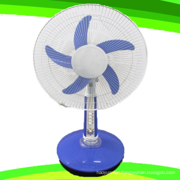 5 Blade 16 Inches AC 220V Stand Table Fan Rechargeable Fan (SB-T5-AC16D)